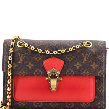 Louis Vuitton Victoire Handbag Monogram Canvas and Leather