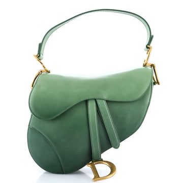 Christian Dior Saddle Handbag Gradient Leather Medium