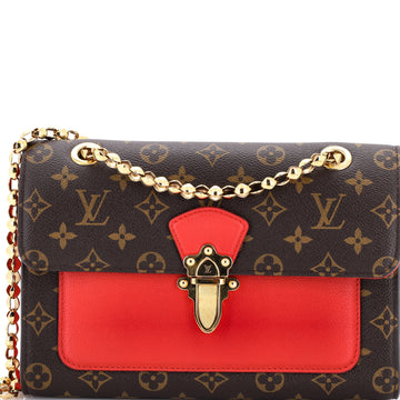 Louis Vuitton Victoire Handbag Monogram Canvas and Leather
