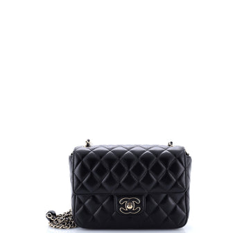 Chanel Candy Heart Flap Bag Quilted Lambskin Mini