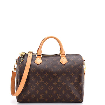 Louis Vuitton Speedy Bandouliere Bag Monogram Canvas 30