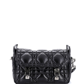 Christian Dior Diorcamp Messenger Bag Padded Macrocannage Quilt Calfskin Small