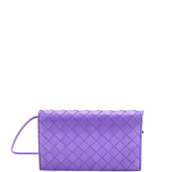 Bottega Veneta Wallet on Strap Intrecciato Nappa Mini