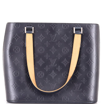Louis Vuitton Mat Stockton Handbag Monogram Vernis