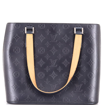 Louis Vuitton Mat Stockton Handbag Monogram Vernis