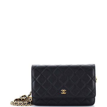 Chanel Wallet on Chain Quilted Caviar