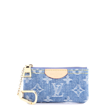 Louis Vuitton Key Pouch Monogram Denim