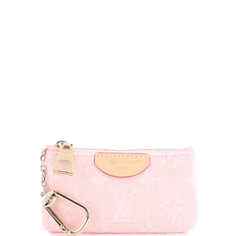 Louis Vuitton Key Pouch Monogram Denim