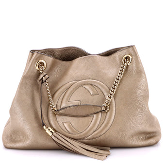 Gucci Soho Chain Strap Shoulder Bag Leather Medium