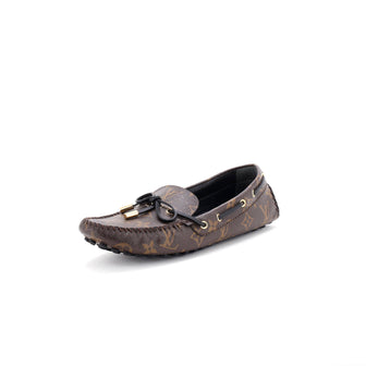 Louis Vuitton Women's Gloria Flat Loafers Monogram Canvas