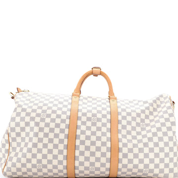 Louis Vuitton Keepall Bandouliere Bag Damier 55