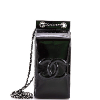 Chanel Lait de Coco Milk Carton Minaudiere Patent