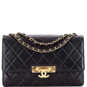 Chanel Golden Class Flap Bag Quilted Lambskin Large