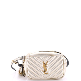Saint Laurent Lou Belt Bag Matelasse Chevron Leather
