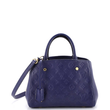Louis Vuitton Montaigne Handbag Monogram Empreinte Leather BB