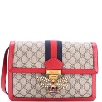 Gucci Queen Margaret Shoulder Bag GG Coated Canvas Medium