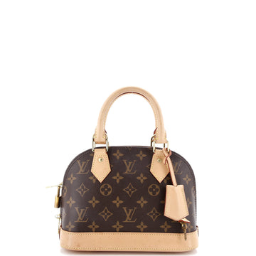 Louis Vuitton Alma Handbag Monogram Canvas BB