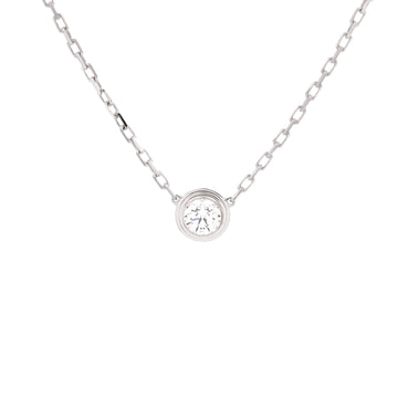 Cartier Cartier D'Amour Pendant Necklace 18K White Gold with Diamond Large