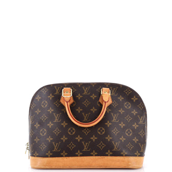Louis Vuitton Vintage Alma Handbag Monogram Canvas PM