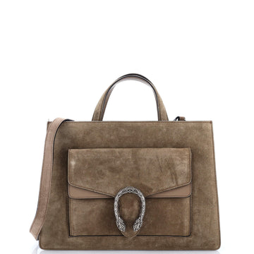 Gucci Dionysus Convertible Tote Suede Medium
