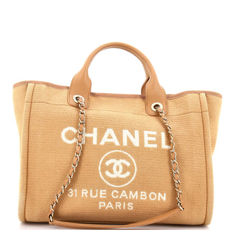 Chanel Deauville NM Tote Mixed Fibers Medium
