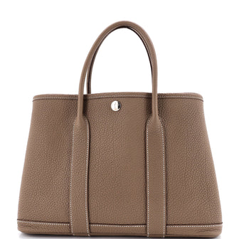 Hermes Garden Party Tote Leather 30