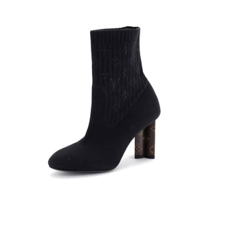 Louis Vuitton Women's Silhouette Ankle Boots Stretch Fabric