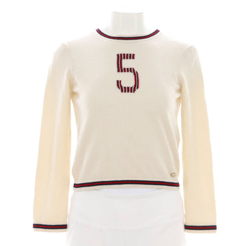 Chanel Women's No.5 Crewneck Sweater Cashmere