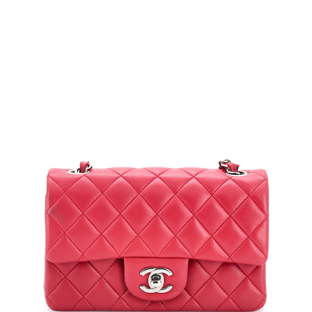 Classic Single Flap Bag Quilted Lambskin Mini