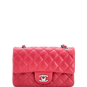Chanel Classic Single Flap Bag Quilted Lambskin Mini
