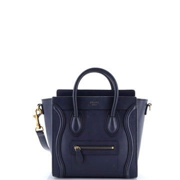 Celine Luggage Bag Smooth Leather Nano