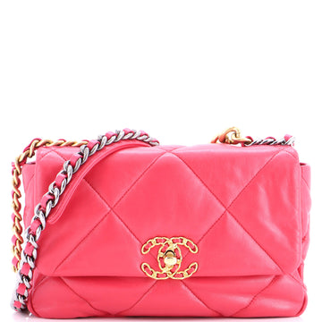 Chanel 19 Flap Bag Quilted Leather Medium