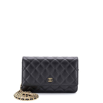 Chanel Wallet on Chain Quilted Caviar
