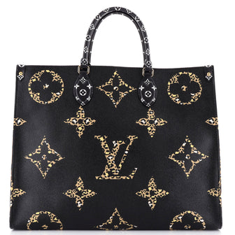 Louis Vuitton OnTheGo Tote Limited Edition Jungle Monogram Giant GM