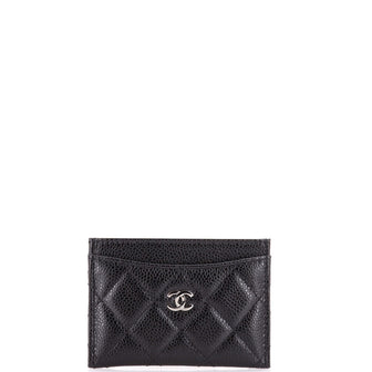 Chanel Classic Card Holder Quilted Caviar