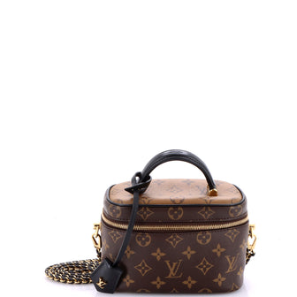 Louis Vuitton Vanity Handbag Reverse Monogram Canvas PM
