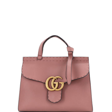 Gucci GG Marmont Top Handle Bag Leather Small