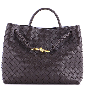 Bottega Veneta Andiamo Top Handle Bag Intrecciato Nappa Medium