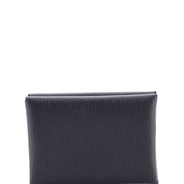 Hermes Calvi Duo Card Holder Verso Chevre Mysore