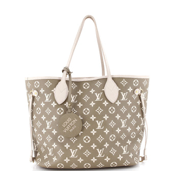 Louis Vuitton Neverfull NM Tote Spring in the City Monogram Empreinte Leather MM