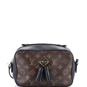 Louis Vuitton Saintonge Handbag Monogram Canvas with Leather