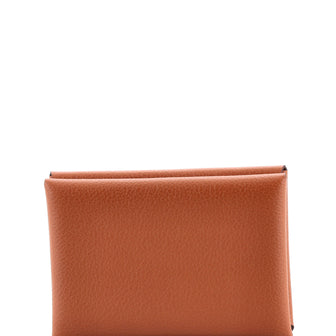 Hermes Calvi Duo Card Holder Evercolor