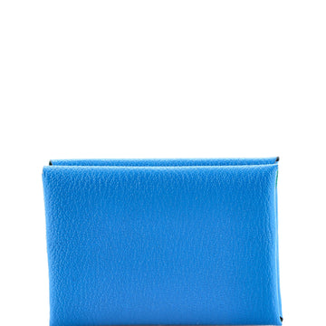 Hermes Calvi Duo Card Holder Verso Chevre Mysore