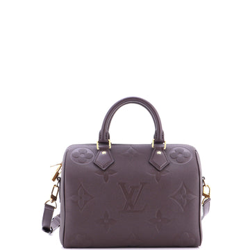 Louis Vuitton Speedy Bandouliere Bag Monogram Empreinte Giant 25