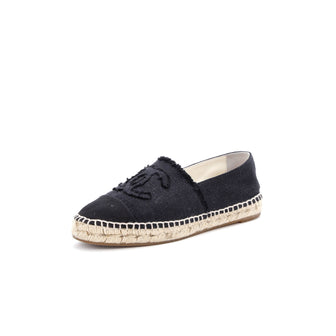Chanel Women's CC Cap Toe Espadrilles Canvas