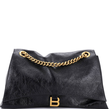 Balenciaga Crush Chain Flap Bag Leather Large
