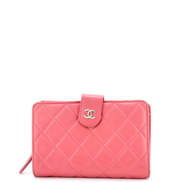 Chanel CC French Wallet Quilted Lambskin