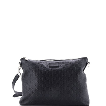 Gucci Convertible Zip Messenger Guccissima Leather Large