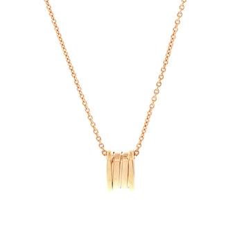 Bvlgari B.Zero1 Pendant Necklace 18K Yellow Gold