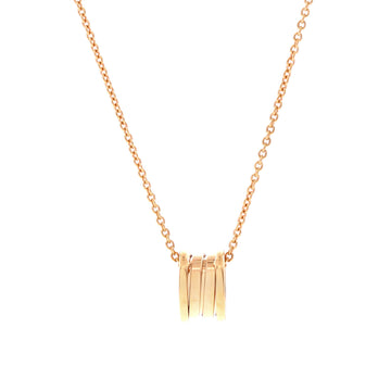Bvlgari B.Zero1 Pendant Necklace 18K Yellow Gold